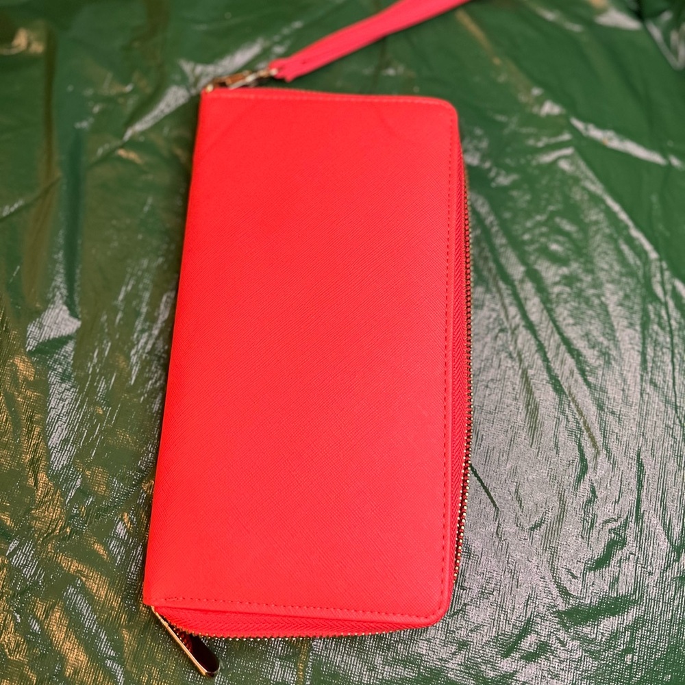 Elegant Red Women's Wallet
